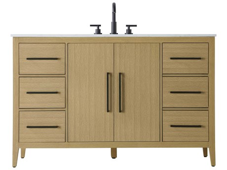 Elegant Lighting Millie Honey Brown Vanity