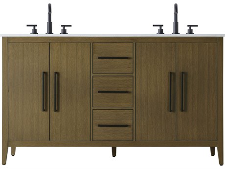 Elegant Lighting Millie Chestnut Brown Vanity