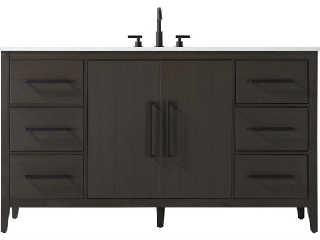 Elegant Lighting Millie Mocha Brown Vanity