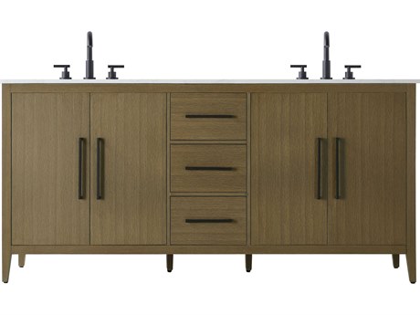 Elegant Lighting Millie Chestnut Brown Vanity