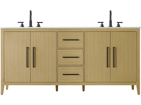 Elegant Lighting Millie Honey Brown Vanity