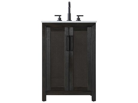 Elegant Lighting Alina Chocolate Oak Vanity