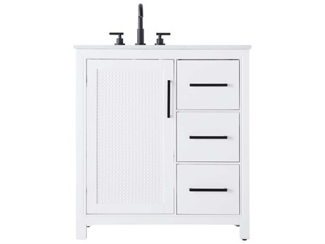 Elegant Lighting Alina White Vanity