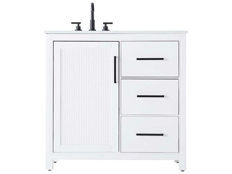 Elegant Lighting Alina White Vanity