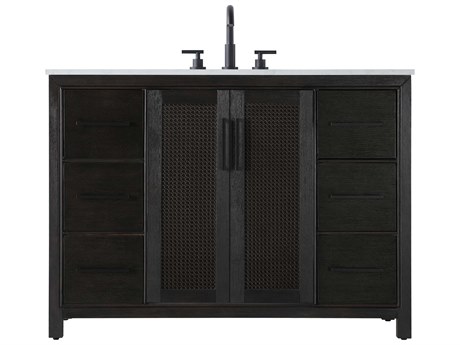 Elegant Lighting Alina Chocolate Oak Vanity