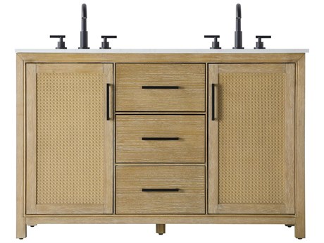 Elegant Lighting Alina Linen Oak Vanity