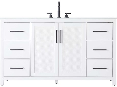 Elegant Lighting Alina White Vanity