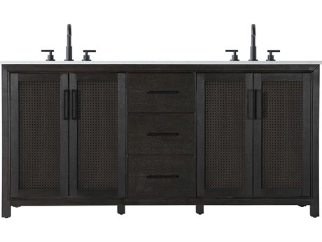 Elegant Lighting Alina Chocolate Oak Vanity