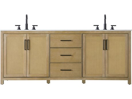 Elegant Lighting Alina Linen Oak Vanity