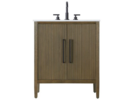 Elegant Lighting Blakely Hazel Oak Vanity