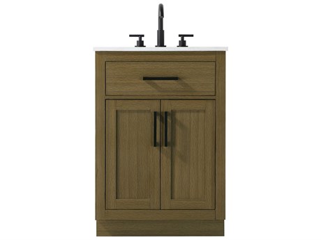 Elegant Lighting Alden Chestnut Brown 24" Vanity
