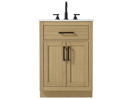 Elegant Lighting Alden Honey Brown 24" Vanity