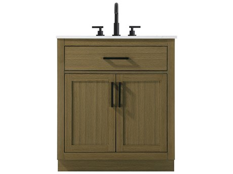 Elegant Lighting Alden Chestnut Brown 30" Vanity