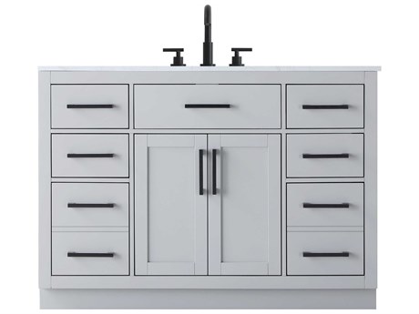 Elegant Lighting Alden Grey 48" Vanity