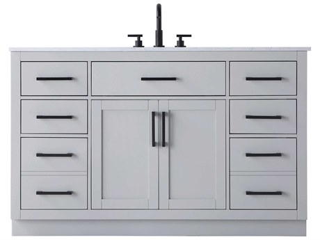 Elegant Lighting Alden Grey 54" Vanity
