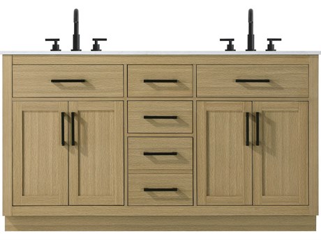 Elegant Lighting Alden Honey Brown 60" Vanity