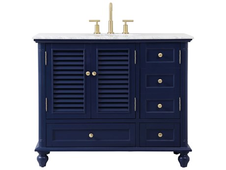 Elegant Lighting Rhodes Blue 42" Vanity