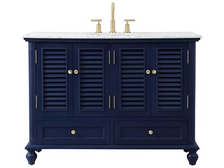 Elegant Lighting Rhodes Blue 48" Vanity
