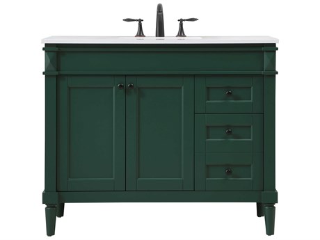 Elegant Lighting Bennett Black 42" Vanity