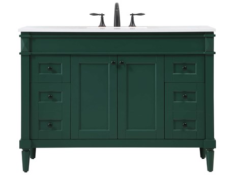 Elegant Lighting Bennett Black 48" Vanity
