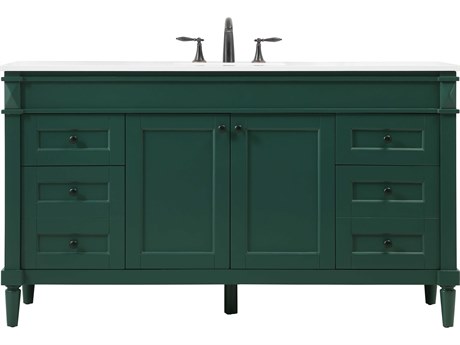 Elegant Lighting Bennett Black 60" Vanity
