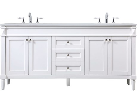 Elegant Lighting Bennett Brushed Nickel 72" Vanity