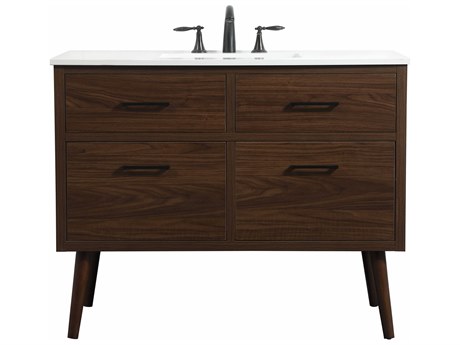 Elegant Lighting Boise Walnut 42" Vanity