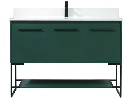 Elegant Lighting Sloane Green 48" Vanity with Backsplash