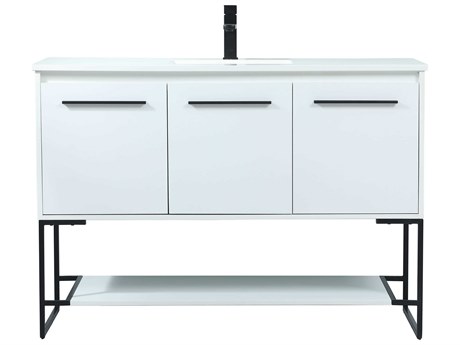 Elegant Lighting Sloane White 48" Vanity