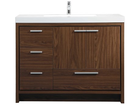 Elegant Lighting Wyatt Walnut 42" Vanity