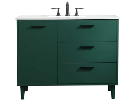 Elegant Lighting Baldwin Green 42" Vanity