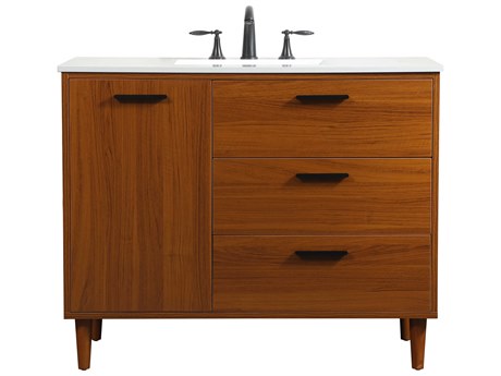 Elegant Lighting Baldwin Teak 42" Vanity