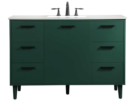 Elegant Lighting Baldwin Green 48" Vanity