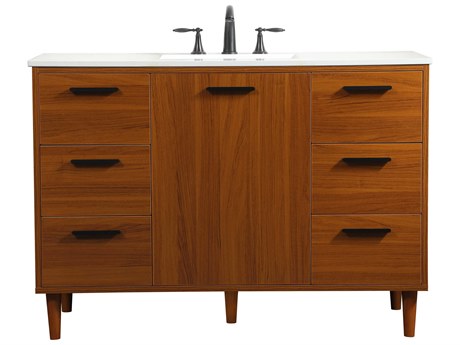 Elegant Lighting Baldwin Teak 48" Vanity