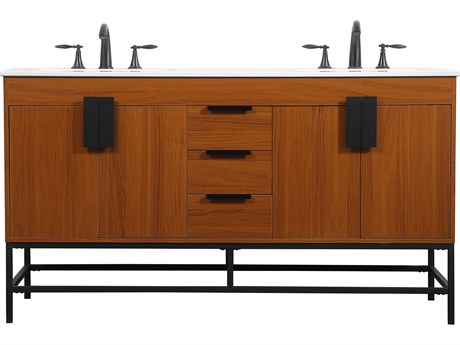 Elegant Lighting Eugene Teak 60" Vanity