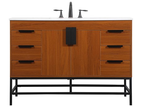 Elegant Lighting Eugene Teak 48" Vanity