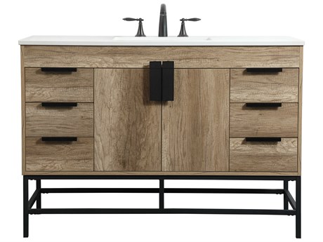 Elegant Lighting Eugene Natural Oak 48" Vanity