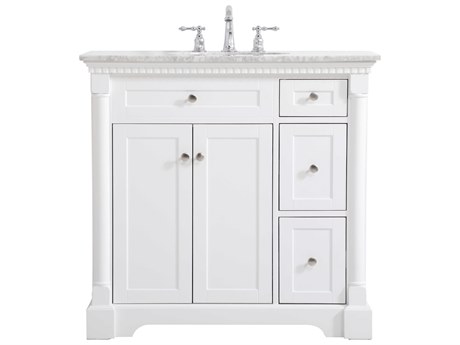 Elegant Lighting Clarence White 36" Vanity