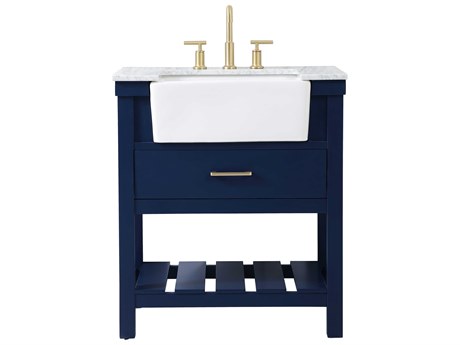 Elegant Lighting Clement Blue 30" Vanity