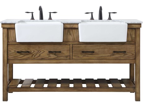 Elegant Lighting Clement Driftwood 60" Vanity