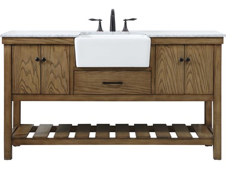 Elegant Lighting Clement Driftwood 60" Vanity