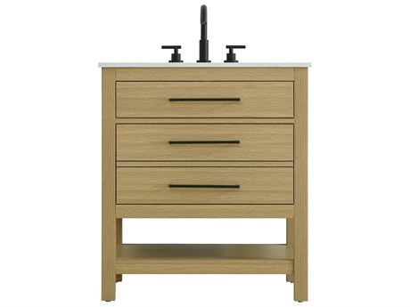Elegant Lighting Karson Honey Brown Vanity