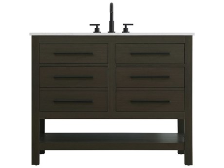 Elegant Lighting Karson Mocha Brown Vanity