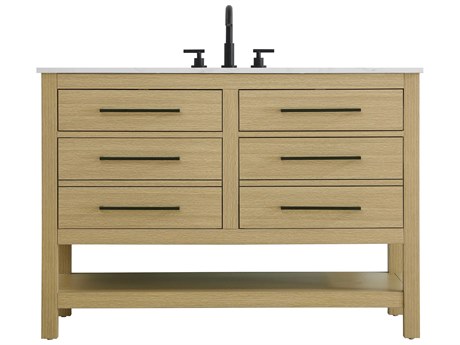 Elegant Lighting Karson Honey Brown Vanity