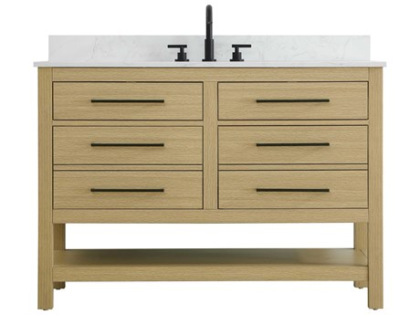 Elegant Lighting Karson Honey Brown Vanity