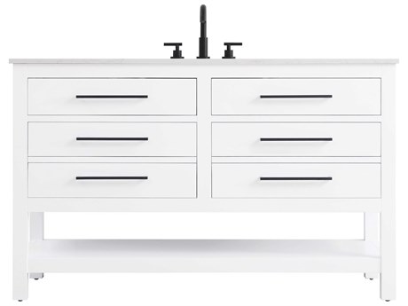 Elegant Lighting Karson White Vanity