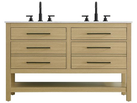 Elegant Lighting Karson Honey Brown Vanity