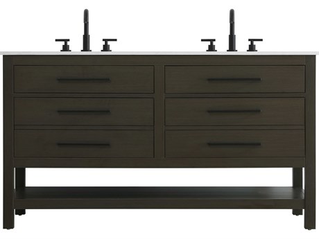 Elegant Lighting Karson Mocha Brown Vanity
