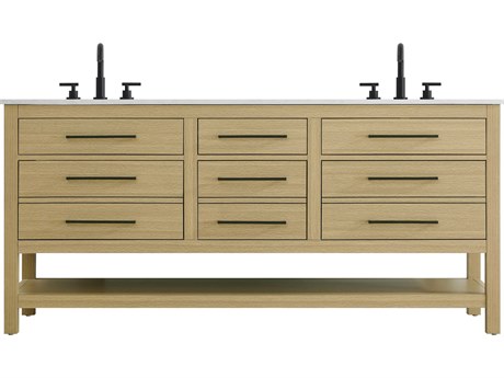 Elegant Lighting Karson Honey Brown Vanity