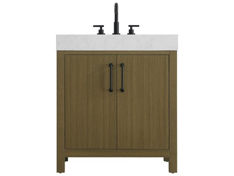 Elegant Lighting Nathan Chestnut Brown Vanity